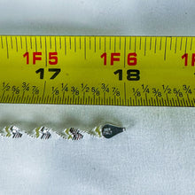 Load image into Gallery viewer, Vintage 18 inch Sterling Silver Twisted Herringbone Chain Necklace