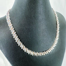 Load image into Gallery viewer, Vintage 16 Inch Italian-Made Sterling Silver Hollow Link Chain Necklace