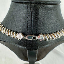 Load image into Gallery viewer, Vintage 16 Inch Italian-Made Sterling Silver Hollow Link Chain Necklace