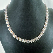 Load image into Gallery viewer, Vintage 16 Inch Italian-Made Sterling Silver Hollow Link Chain Necklace