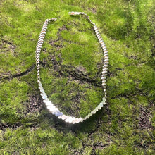 Load image into Gallery viewer, Vintage 16 Inch Italian-Made Sterling Silver Hollow Link Chain Necklace