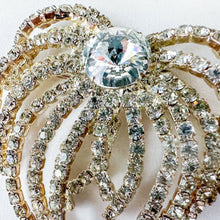 Load image into Gallery viewer, Vintage Faux Diamond Abstract Firework Brooch
