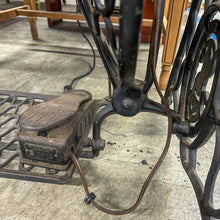 Load image into Gallery viewer, 1927 Singer Sewing Machine & Modified Electric Pedal Desk, Sewing Machine Untested