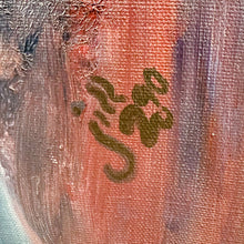 Load image into Gallery viewer, Vintage Framed Signed & Dated Oil-On-Canvas "Cross & Dove" Painting