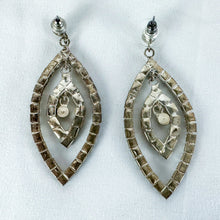 Load image into Gallery viewer, Vintage "Miss America" Rhinestone Dangling Earrings