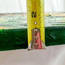 Load image into Gallery viewer, Original Acrylic on Canvas Signed by Artist Green, Red, & Yellow Abstract Painting