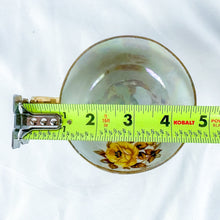 Load image into Gallery viewer, Vintage Royal Sealy Japan Yellow Roses Lusterware Teacup & Saucer