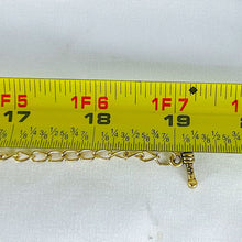 Load image into Gallery viewer, Vintage Black Teardrop Cloisonné Beads Goldtone Necklace