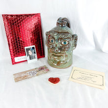 Load image into Gallery viewer, Signed Savannah S Craven Face Jug with COA 42506