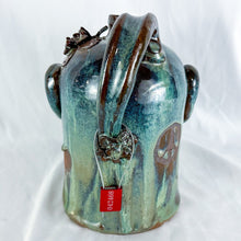 Load image into Gallery viewer, Signed Savannah S. Craven Peace & Love Face Jug with COA 42468