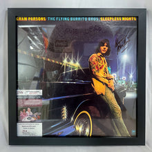 Load image into Gallery viewer, Vintage Framed Certified 2 Band Member Signed The Flying Burrito Bros "Sleepless Nights" Album