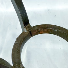 Load image into Gallery viewer, Vintage Hand-Crafted Wrought Iron Tabletop Candelabra