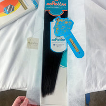 Load image into Gallery viewer, New-In-Box (NIB) MoRoccan 100% Virgin Remy Human Hair Extensions in Style YAKY WVG 14", Color 1B