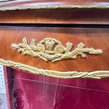 Load image into Gallery viewer, Reproduction French Louis XV Style Curio Ormolu Display Cabinet, Local Pickup Only
