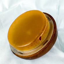 Load image into Gallery viewer, 1960s Libbey of Canada Hexagonal Wood Top Counter Jar