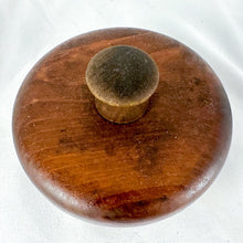 Load image into Gallery viewer, 1960s Libbey of Canada Hexagonal Wood Top Counter Jar