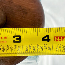 Load image into Gallery viewer, 1960s Libbey of Canada Hexagonal Wood Top Counter Jar