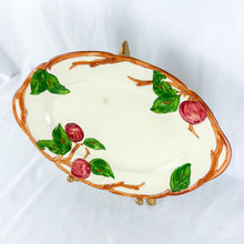 Load image into Gallery viewer, Vintage Franciscan American Apple USA Stamp 12.75 Inch Oval Serving Platter