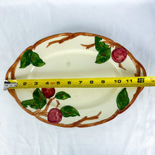 Load image into Gallery viewer, Vintage Franciscan American Apple USA Stamp 12.75 Inch Oval Serving Platter