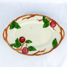 Load image into Gallery viewer, Vintage Franciscan American Apple USA Stamp 12.75 Inch Oval Serving Platter