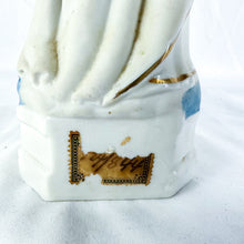 Load image into Gallery viewer, Antique German Porcelain St. Joseph Holding the Christ Child Figurine