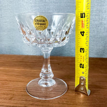 Load image into Gallery viewer, Vintage Pompadour Cristal d'Arques Coupes 6-Piece Boxed Set