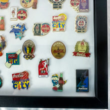 Load image into Gallery viewer, 1996 Framed Coca-Cola Atlanta USA Summer Olympics Pin Display