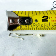 Load image into Gallery viewer, Vintage Gold-Toned Sterling Silver Clear Stone Dangling Earrings