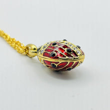 Load image into Gallery viewer, Imperial Ladybug Pendant with Chain