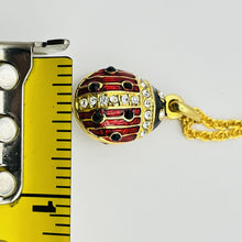 Load image into Gallery viewer, Imperial Ladybug Pendant with Chain