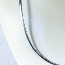Load image into Gallery viewer, Vintage Sterling Silver Hook & Loop Narrow Band Choker Necklace