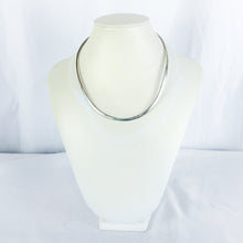 Load image into Gallery viewer, Vintage Sterling Silver Solid Narrow Band Open-Back Choker