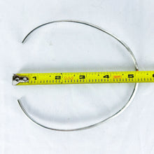 Load image into Gallery viewer, Vintage Sterling Silver Solid Narrow Band Open-Back Choker