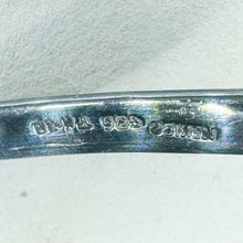 Load image into Gallery viewer, Vintage Sterling Silver Wide Band Open-Back Choker Necklace