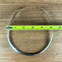 Load image into Gallery viewer, Vintage Sterling Silver Wide Band Open-Back Choker Necklace