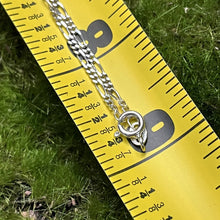 Load image into Gallery viewer, Necklace, Sterling, 18", Mini Hooper Marbles in Erlenmeyer Vial