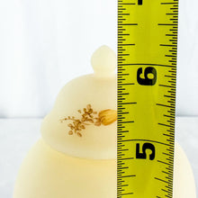 Load image into Gallery viewer, 1979 Fenton Hand-Painted L Everson Hershey Chocolate Roses on Cameo Satin Glass 6 Inch Temple Jar