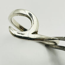 Load image into Gallery viewer, Ring, Sterling Silver Wave, Size 8.25