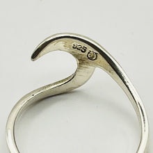 Load image into Gallery viewer, Ring, Sterling Silver Wave, Size 8.25