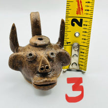 Load image into Gallery viewer, Vintage Miniature Pottery Jug, Dale Costner, With Horns