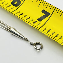 Load image into Gallery viewer, Bracelet, Sterling Silver, Liquid Silver and Azurite Beads