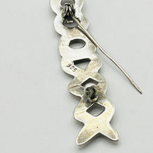Load image into Gallery viewer, Brooch Pin, Sterling Silver, OOOXXX