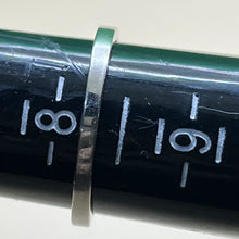 Load image into Gallery viewer, Ring, Sterling Silver, Large Clear Stone, CC makers mark, Size 8 1/4