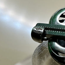 Load image into Gallery viewer, Pendant, Sterling Silver, Hollow Heart with Onyx, Double Sided