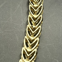 Load image into Gallery viewer, Bracelet, Tennis, Wheat Links with 37 Diamonds, Round Brilliant, 1.11 Carat TW, JAFA, 10K, 7 inches