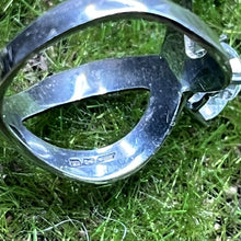 Load image into Gallery viewer, Ring, Sterling Silver, DQ CZ Heart Shaped Stone, Size 9 1/2