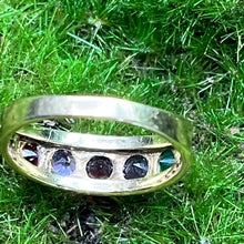 Load image into Gallery viewer, Ring, 10K Yellow Gold, Five Stones, 3 Need Replacing, Size 7 1/4