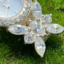 Load image into Gallery viewer, Watch, Sterling Silver With CZ, Lenox Butterfly