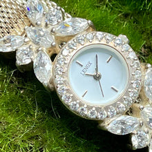 Load image into Gallery viewer, Watch, Sterling Silver With CZ, Lenox Butterfly