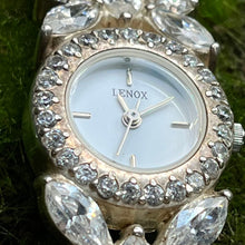 Load image into Gallery viewer, Watch, Sterling Silver With CZ, Lenox Butterfly